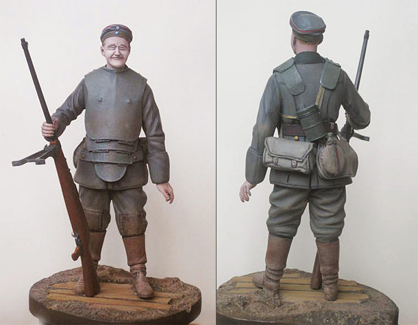 Figures: German tank hunter, 1918 Figures: German tank hunter, 1918