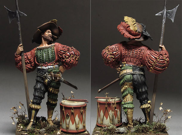 Figures: Landsknecht with halberd, Germany, 1520 Figures: Landsknecht with halberd, Germany, 1520