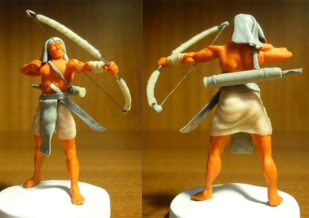 Sculpture: Egyptian archer Sculpture: Egyptian archer