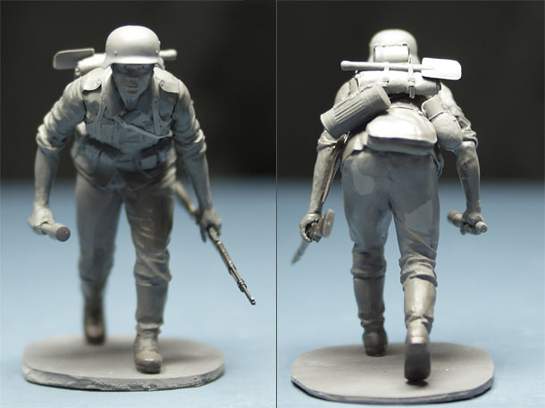Sculpture: Wehrmacht soldier Sculpture: Wehrmacht soldier