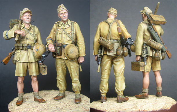 Figures: DAK infantrymen Figures: DAK infantrymen