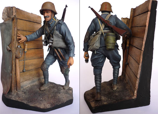 Figures: Austrian-Hungarian stormtrooper, USR Figures: Austrian-Hungarian stormtrooper, USR