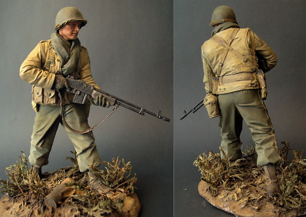 Figures: U.S. 29th infantry div. trooper Figures: U.S. 29th infantry div. trooper