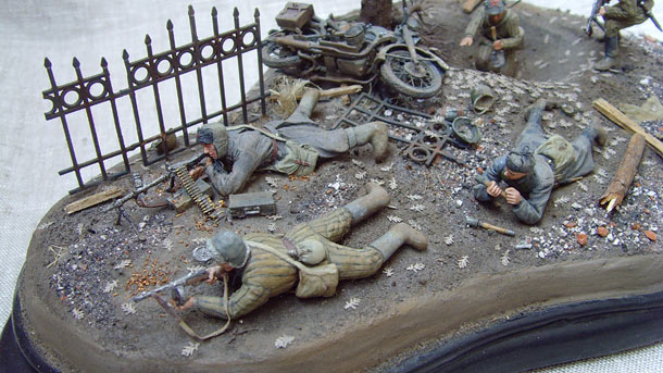 Dioramas and Vignettes: His Batallion. Reconnaissance in force Dioramas and Vignettes: His Batallion. Reconnaissance in force