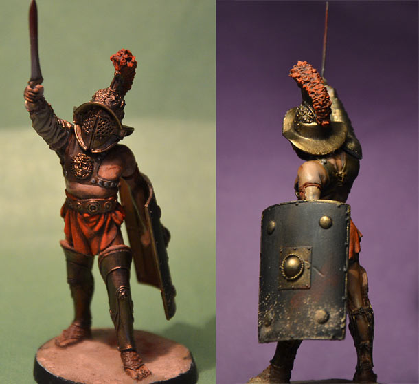 Figures: Mirmillo, Roman gladiator Figures: Mirmillo, Roman gladiator