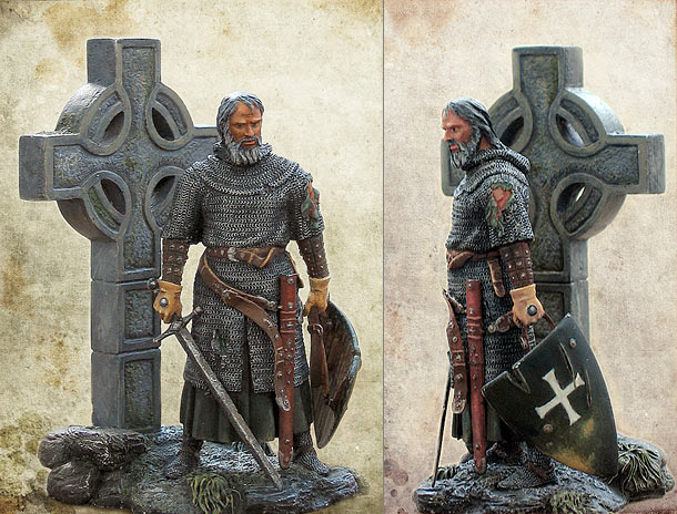 Figures: Irish knight, XIV century Figures: Irish knight, XIV century