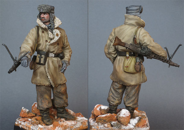 Figures: SS machine gunner, Budapest, 1944-45 Figures: SS machine gunner, Budapest, 1944-45