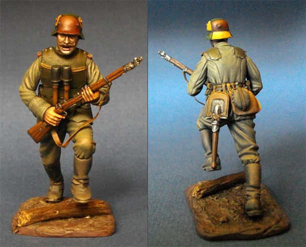 Figures: German storm trooper, WWI Figures: German storm trooper, WWI