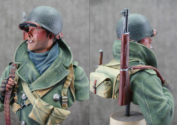 Figures: U.S. infantryman, winter 1944-45 Figures: U.S. infantryman, winter 1944-45