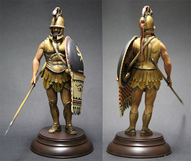 Figures: Greek hoplite, IV cent. B.C. Figures: Greek hoplite, IV cent. B.C.