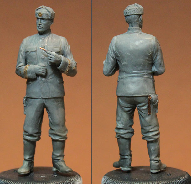 Sculpture: Lieutenant commander, USSR, 1939-43 Sculpture: Lieutenant commander, USSR, 1939-43