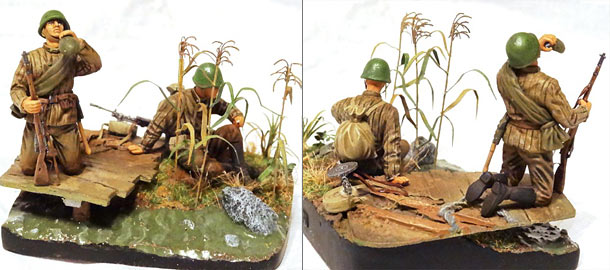Dioramas and Vignettes: Soviet machine gunners. Dioramas and Vignettes: Soviet machine gunners.