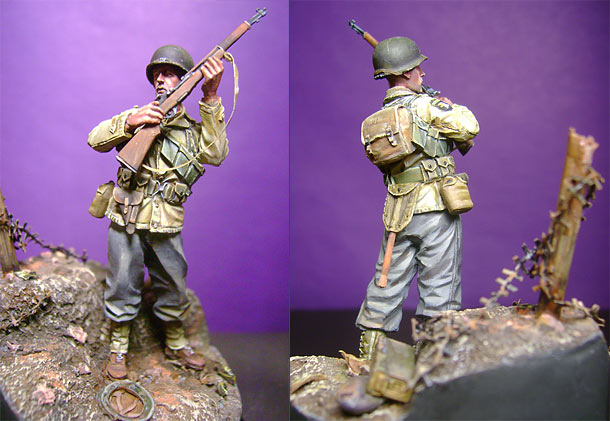Figures: Private, 327th glider regt. Figures: Private, 327th glider regt.