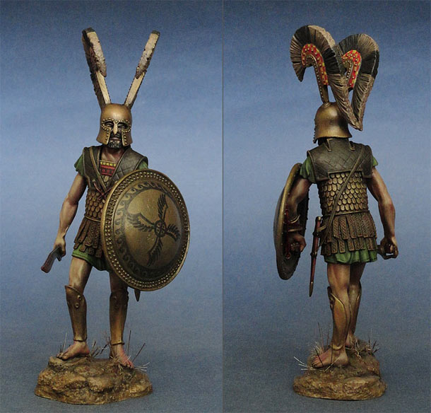 Figures: Greek hoplite. Thermopylae, 480 B.C. Figures: Greek hoplite. Thermopylae, 480 B.C.