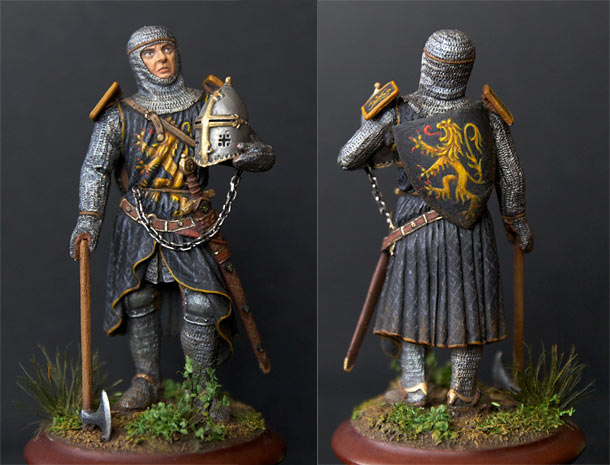 Figures: Knight, early XIV cent. Figures: Knight, early XIV cent.