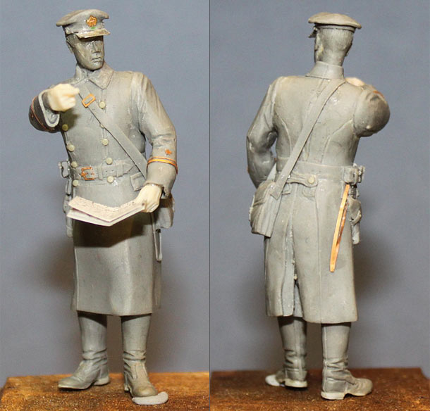 Sculpture: Lieutnant, Soviet Navy, 1939-43 Sculpture: Lieutnant, Soviet Navy, 1939-43