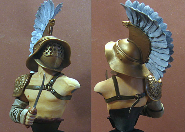 Sculpture: Thraex, I-II cent. A.D. Sculpture: Thraex, I-II cent. A.D.