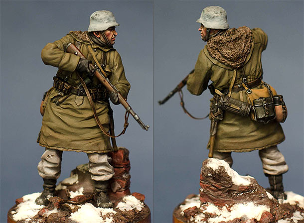 Figures: SS infantryman. Kharkov, winter 1943 Figures: SS infantryman. Kharkov, winter 1943