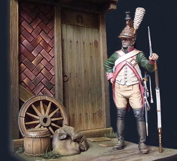 Figures: Dragoon of 16th Dragoons regt, 1805 Figures: Dragoon of 16th Dragoons regt, 1805
