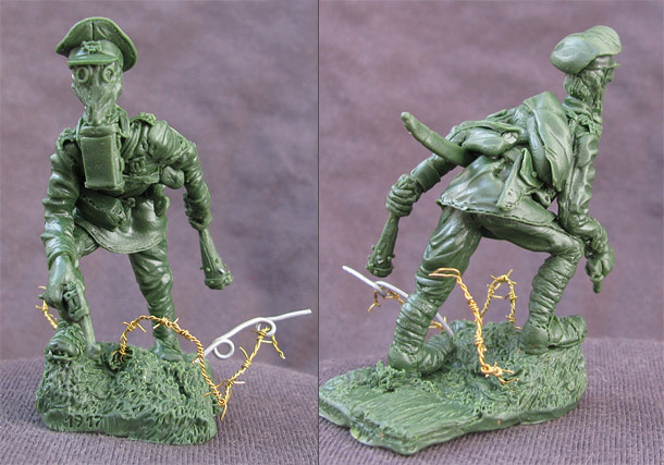 Sculpture: Waiting for attack Sculpture: Waiting for attack