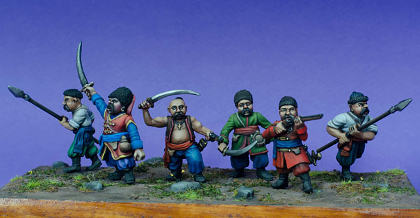 Figures: Ukrainian cossacks, 17th cent. Figures: Ukrainian cossacks, 17th cent.