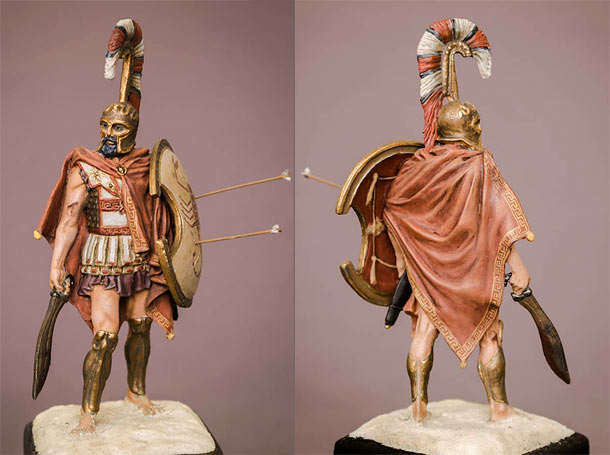 Figures: Greek hoplite, 5th cent. B.C. Figures: Greek hoplite, 5th cent. B.C.