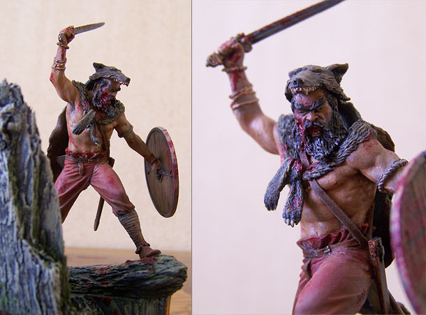 Figures: Berserker viking Figures: Berserker viking