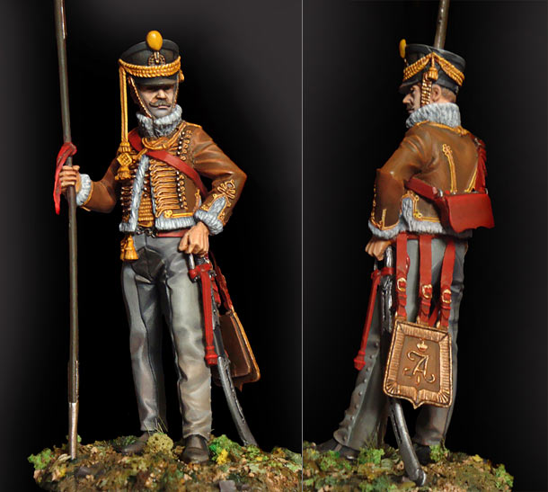 Figures: Private, Akhtyrsky hussars regt., 1812 Figures: Private, Akhtyrsky hussars regt., 1812