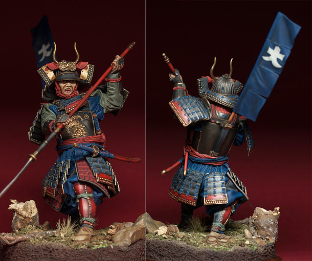 Figures: Samurai with naginata Figures: Samurai with naginata