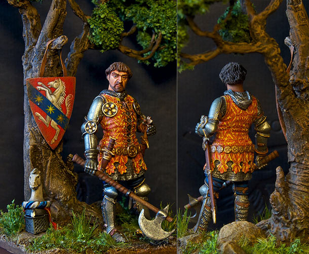 Figures: Italian knight, 14th cent. Figures: Italian knight, 14th cent.