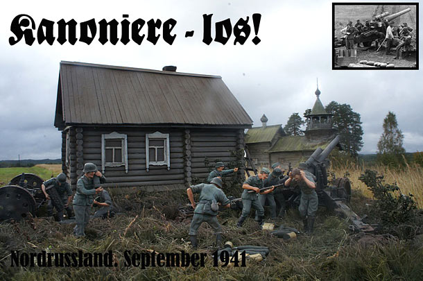 Dioramas and Vignettes: Artillerymen. Northern Russia, 1941 Dioramas and Vignettes: Artillerymen. Northern Russia, 1941