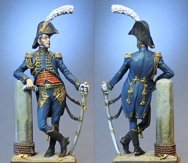 Figures: Naval battalion commander, Emperor's Guard. France, 1809-14 Figures: Naval battalion commander, Emperor's Guard. France, 1809-14