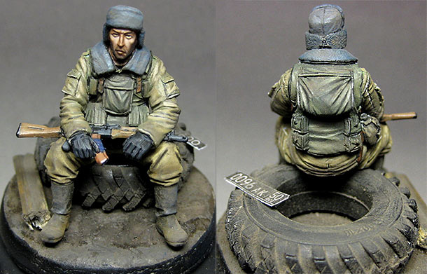 Figures: Russian trooper, Chechen war Figures: Russian trooper, Chechen war
