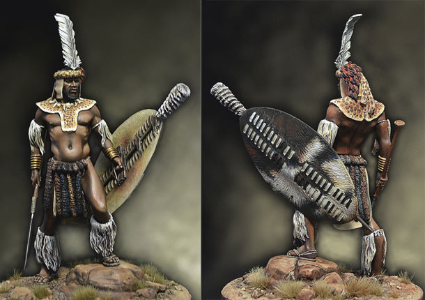 Figures: Zulu warrior, 1879 Figures: Zulu warrior, 1879