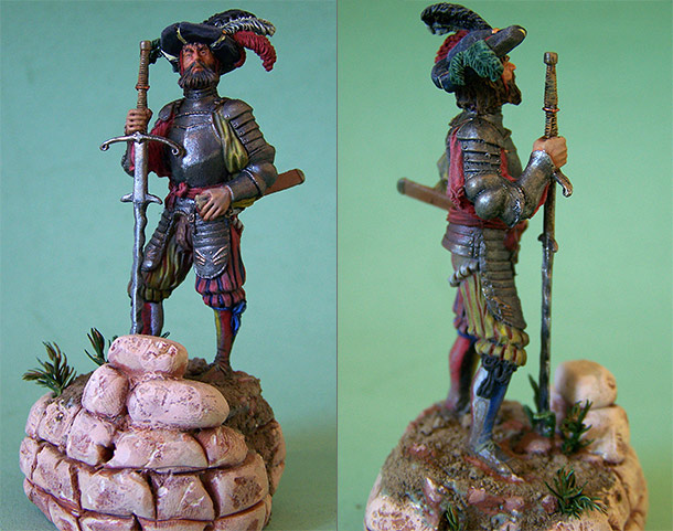 Figures: Landsknecht, 16th century Figures: Landsknecht, 16th century