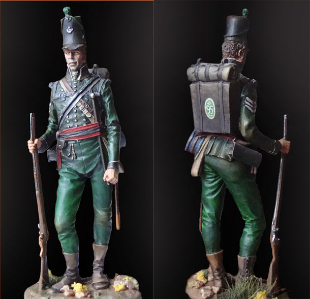 Figures: Sergeant, 95th rifle regt. Figures: Sergeant, 95th rifle regt.