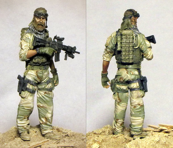 Figures: U.S. Special Forces operator, Afghanistan Figures: U.S. Special Forces operator, Afghanistan