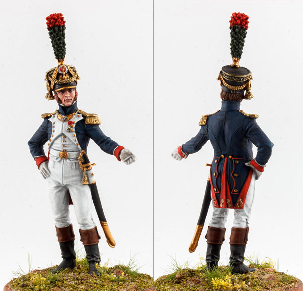 Figures: Officer, fusilier-chasseurs of Emperor's Guard, 1812-14 Figures: Officer, fusilier-chasseurs of Emperor's Guard, 1812-14