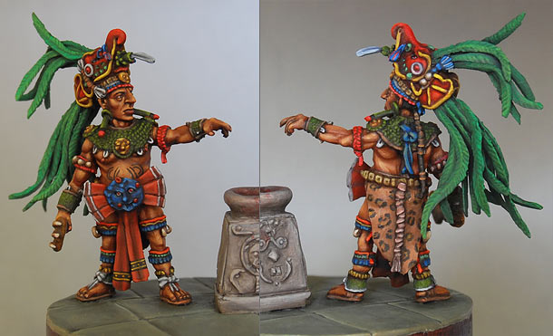 Figures: Mayan priest Figures: Mayan priest