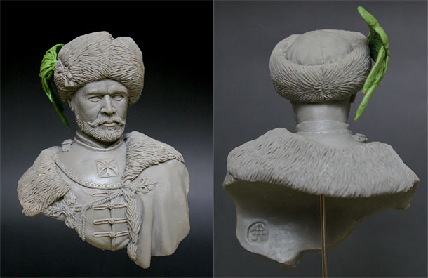 Sculpture: Polish hussar, 17th cent. Sculpture: Polish hussar, 17th cent.