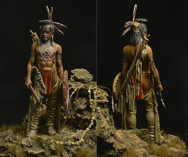 Figures: Blackfoot warrior Figures: Blackfoot warrior