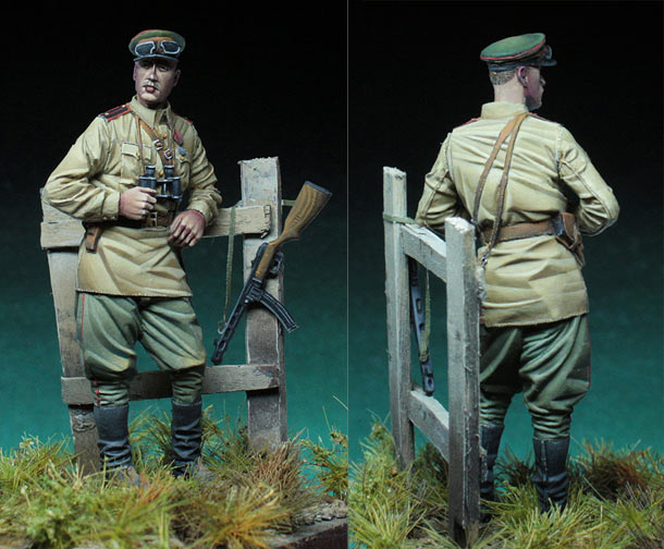 Figures: Soviet officer, WW2 Figures: Soviet officer, WW2