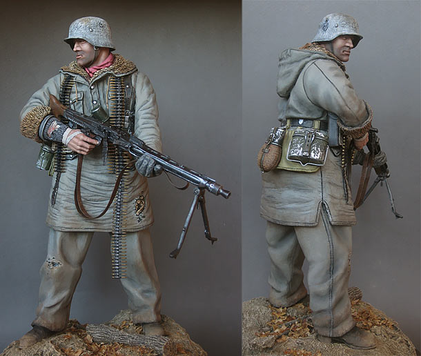 Figures: Waffen-SS machine gunner Figures: Waffen-SS machine gunner