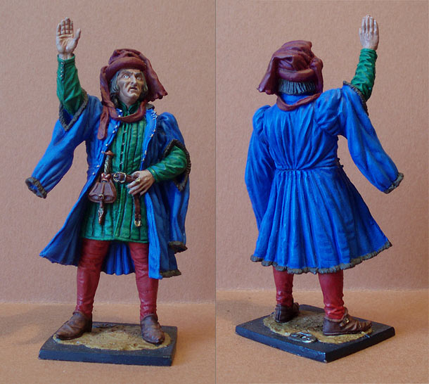 Figures: Grand-master of artillery, Europe, 15th cent. Figures: Grand-master of artillery, Europe, 15th cent.