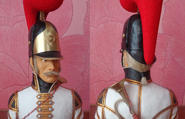 Sculpture: Bugler, Order's Quirassiers regt. Sculpture: Bugler, Order's Quirassiers regt.