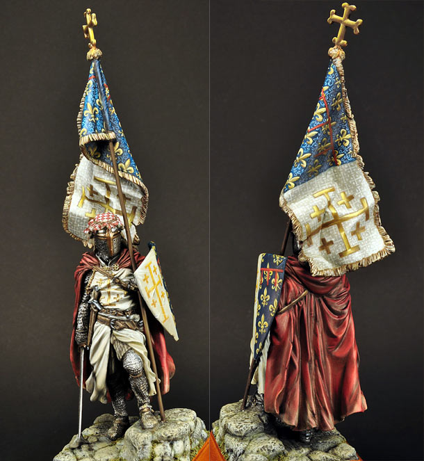 Figures: Standard bearer of Charles I of Naples Figures: Standard bearer of Charles I of Naples
