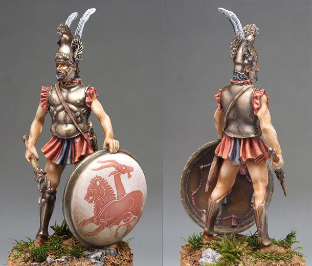Figures: Apulian chieftain, 4th cent. B.C. Figures: Apulian chieftain, 4th cent. B.C.