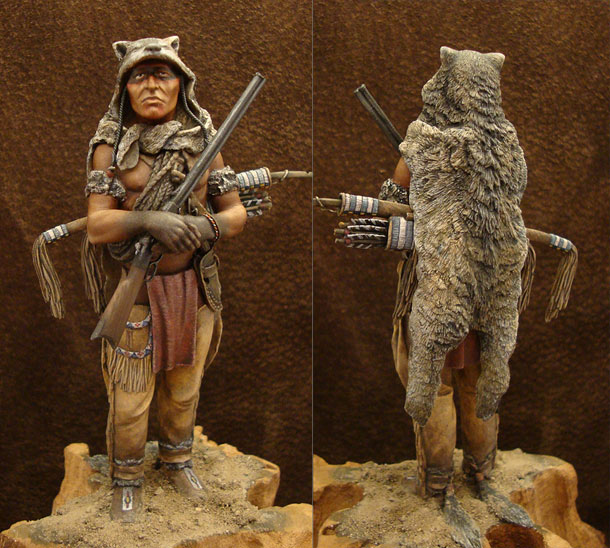 Figures: Cheyenne Wolf Scout Figures: Cheyenne Wolf Scout