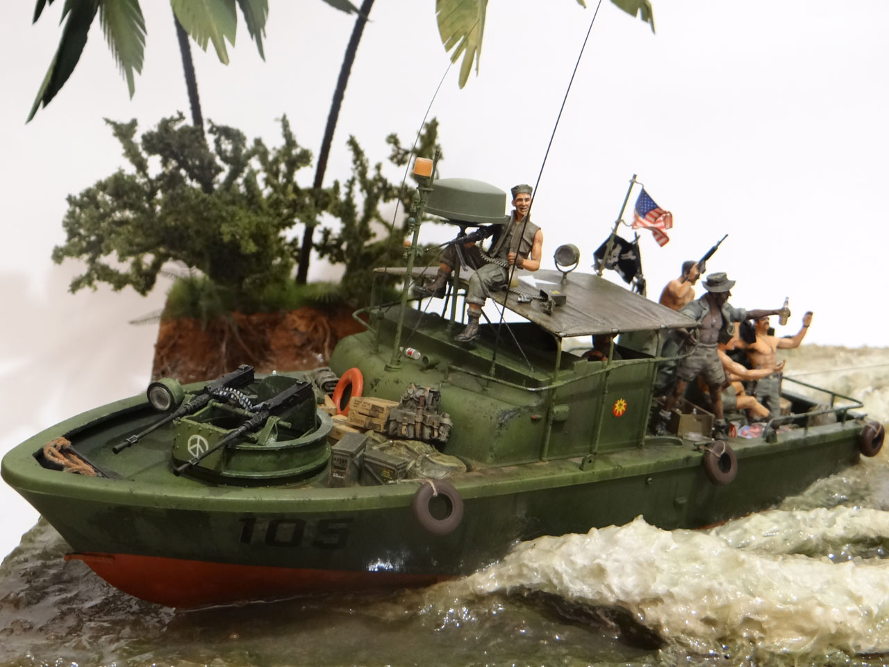 Vietnam Surfing 1/35 Scale Model Diorama #vietnam #surfing #scale #