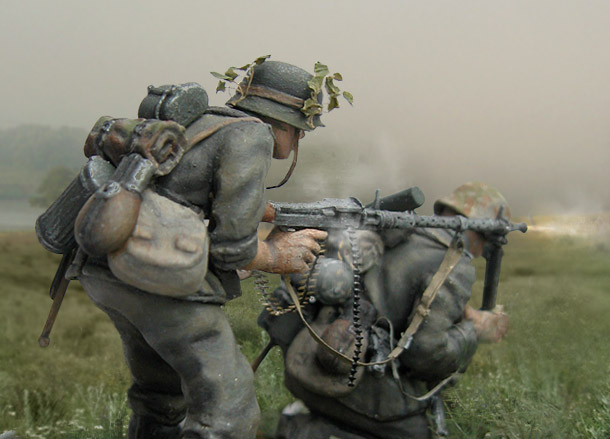 Dioramas and Vignettes: Machine Gunners Dioramas and Vignettes: Machine Gunners